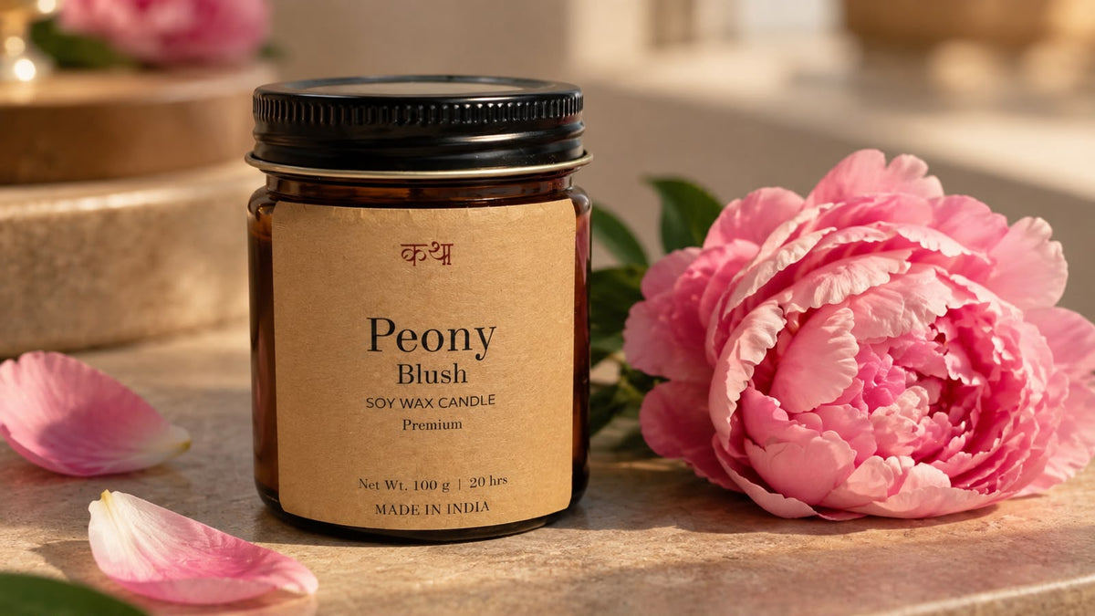 Premium Peony Blush Jar Candle