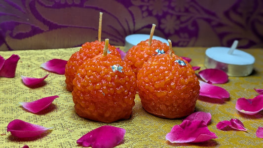 Motichoor Laddu Candle