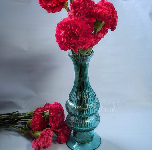 Sleek Ribbed Vase