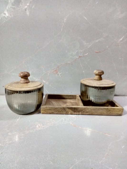 Smoky Airtight Jar Set