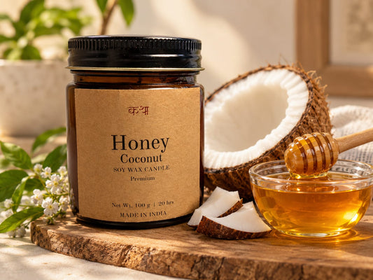 Premium Honey Coconut Jar Candle